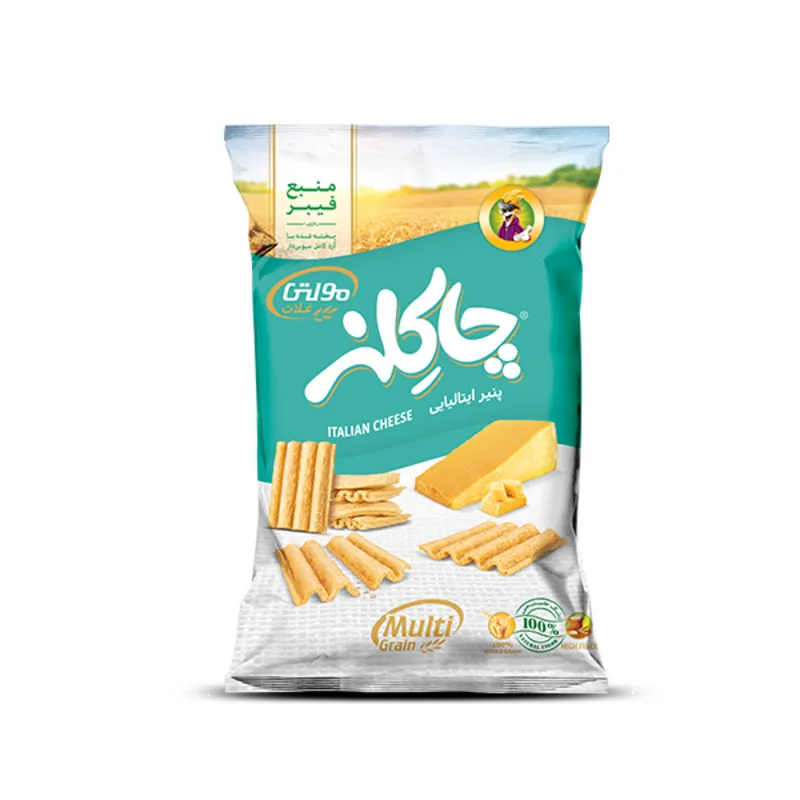 چیپس غلات با طعم پنیر ایتالیایی 80 گرمی چاکلز gallery0
