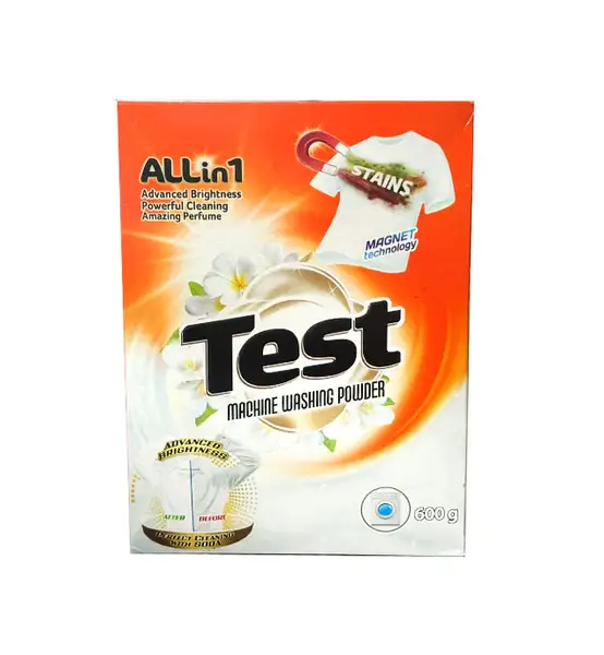 پودر ماشین لباسشویی All in 1 وزن 600 گرمی تست