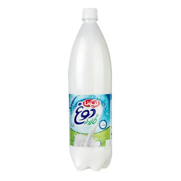 دوغ گازدار گرما دیده با گاز تزریقی  1.5 لیتری لیونا
