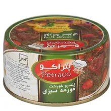 کنسرو خورشت قورمه سبزی 180 گرمی پتراکو gallery0
