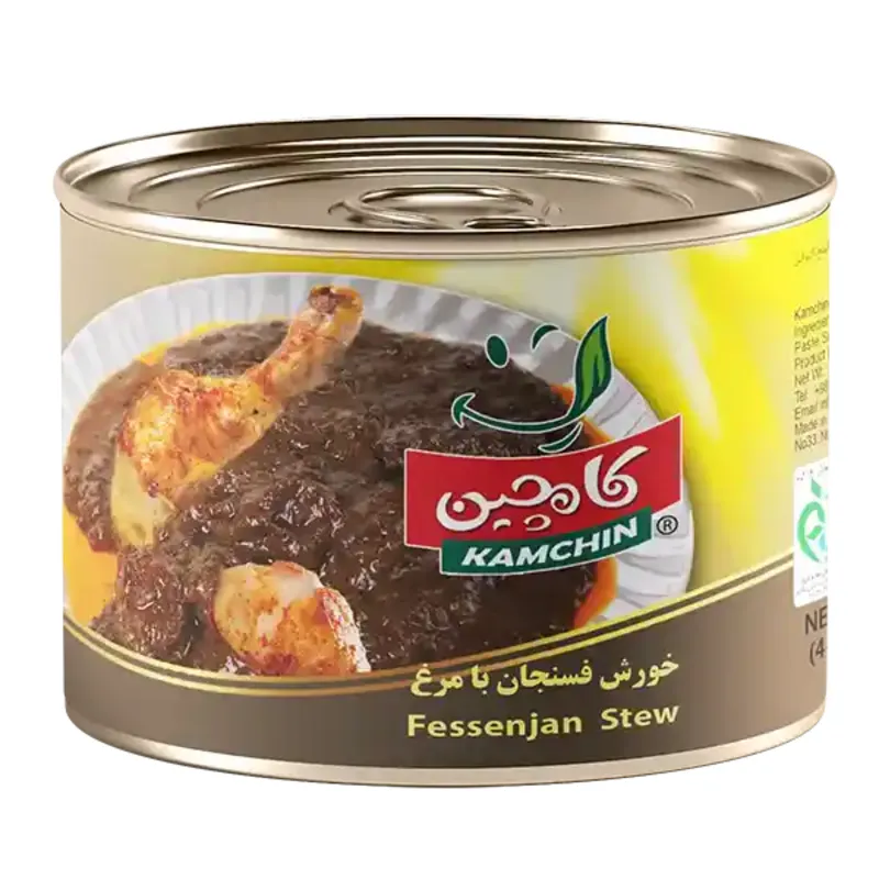کنسرو خورش فسنجان با مرغ 480 گرمی کامچین gallery0