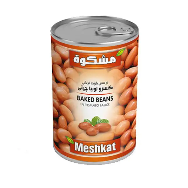 کنسرو لوبیا چیتی 400 گرمی مشکوه