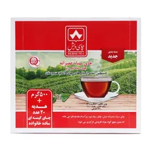 چای سیاه نیم ریز 500 گرمی دبش + 20 عدد چای کیسه ای هدیه gallery0