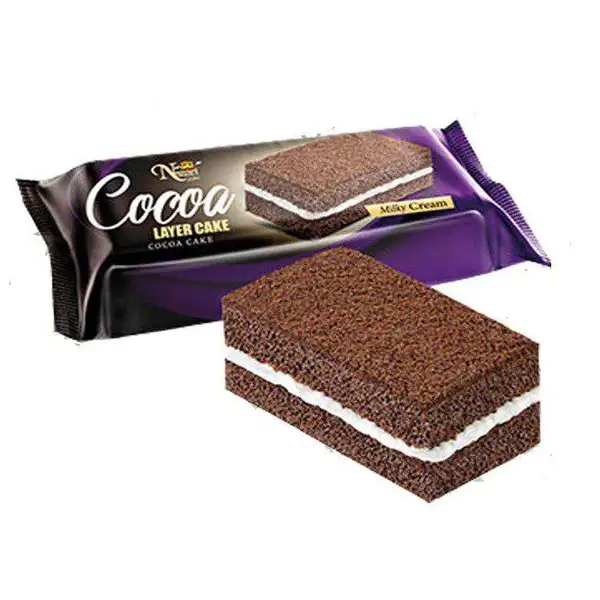 کیک اسفنجی کاکائویی دولایه 50 گرمی نظری