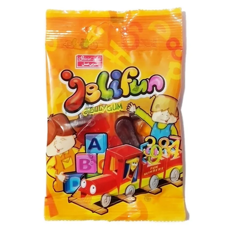 پاستیل میکس اعداد و حروف  40 گرمی جلی فان شیرین عسل gallery0