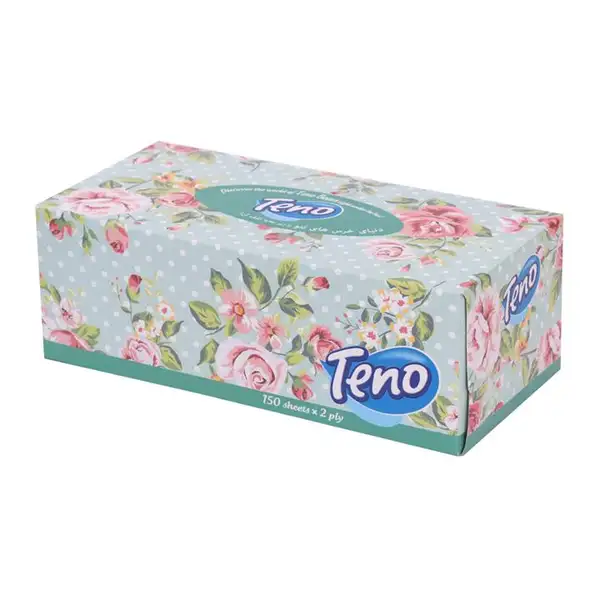 دستمال کاغذی 2 لایه 150 برگ تنو