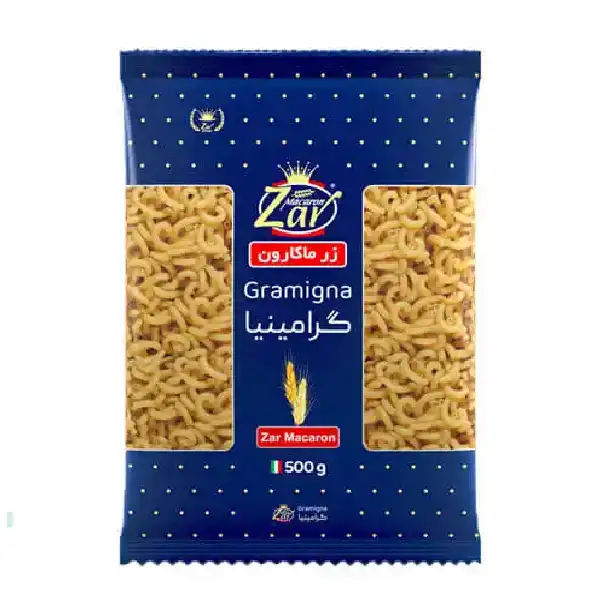 ماکارونی فرمی گرامینیا 500 گرمی زر ماکارون