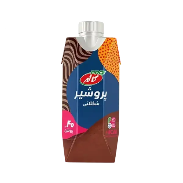 پرو شیر با طعم کاکائو با 40 گرم ویتامین 330 میلی لیتری کاله پرو