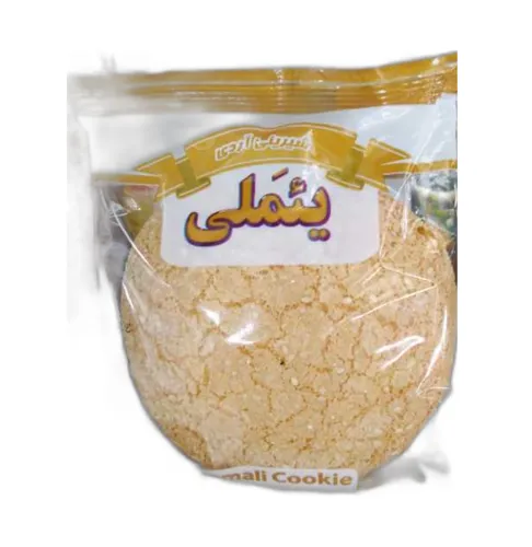 شیرینی آردی کنجدی با تزیین شکر 95 گرمی یئملی