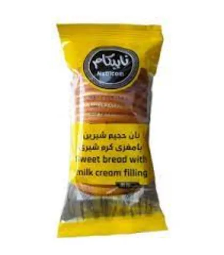 نان حجیم شیرین با مغزی کرم کاکائو و شیری نابیکام