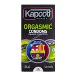 کاندوم ارگاسمیک بارسلونا با عصاره ساوپالمتو برای بیشترین احساس جنسی تحریک کننده و دارای ماده موثر تاخیری برای همزمانی ارگاسم بسته 12 عددی کاپوت thumb 1